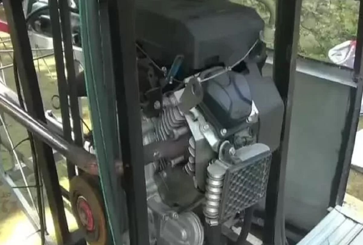 Indonesian man is building his own helicopter to avoid traffic jams
