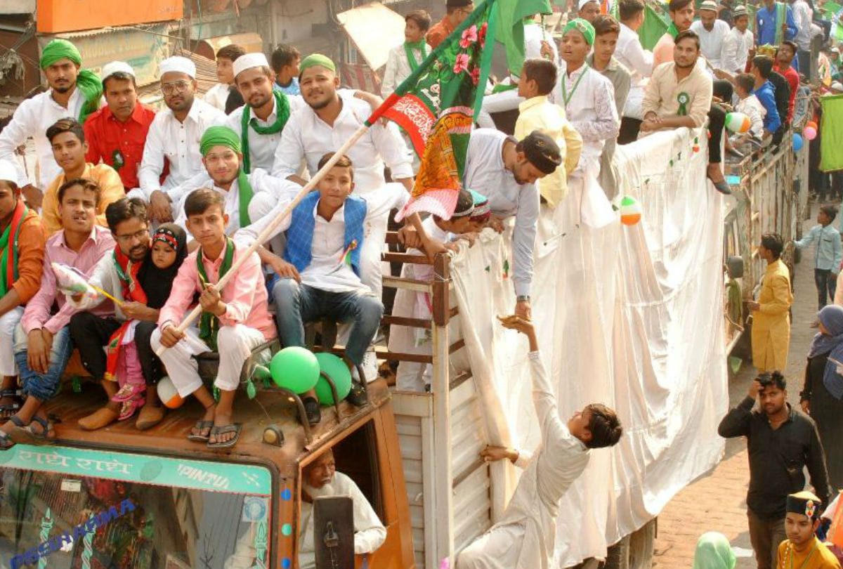 Barawafat Julus in Mathura Muslim Celebrate Festival