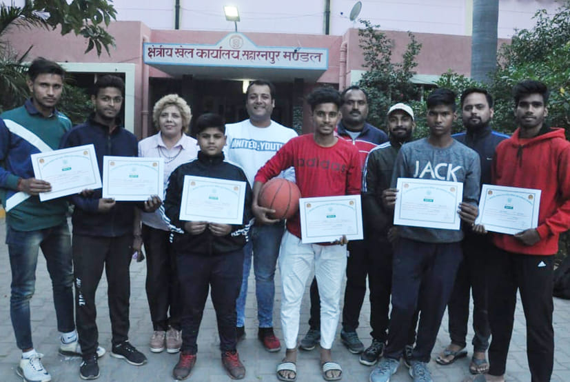 Saharanpur third in basketball competition