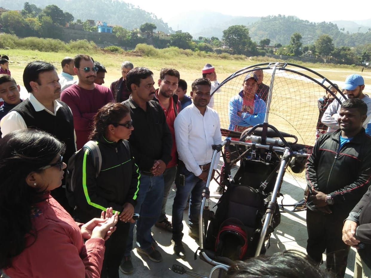 powered paragliding camp gets over