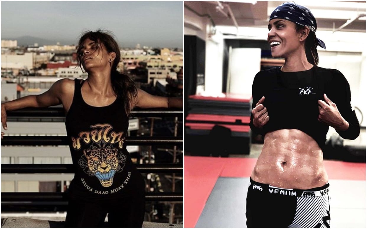 Halle Berry Achieves Six-pack Abs shares pic on instagram