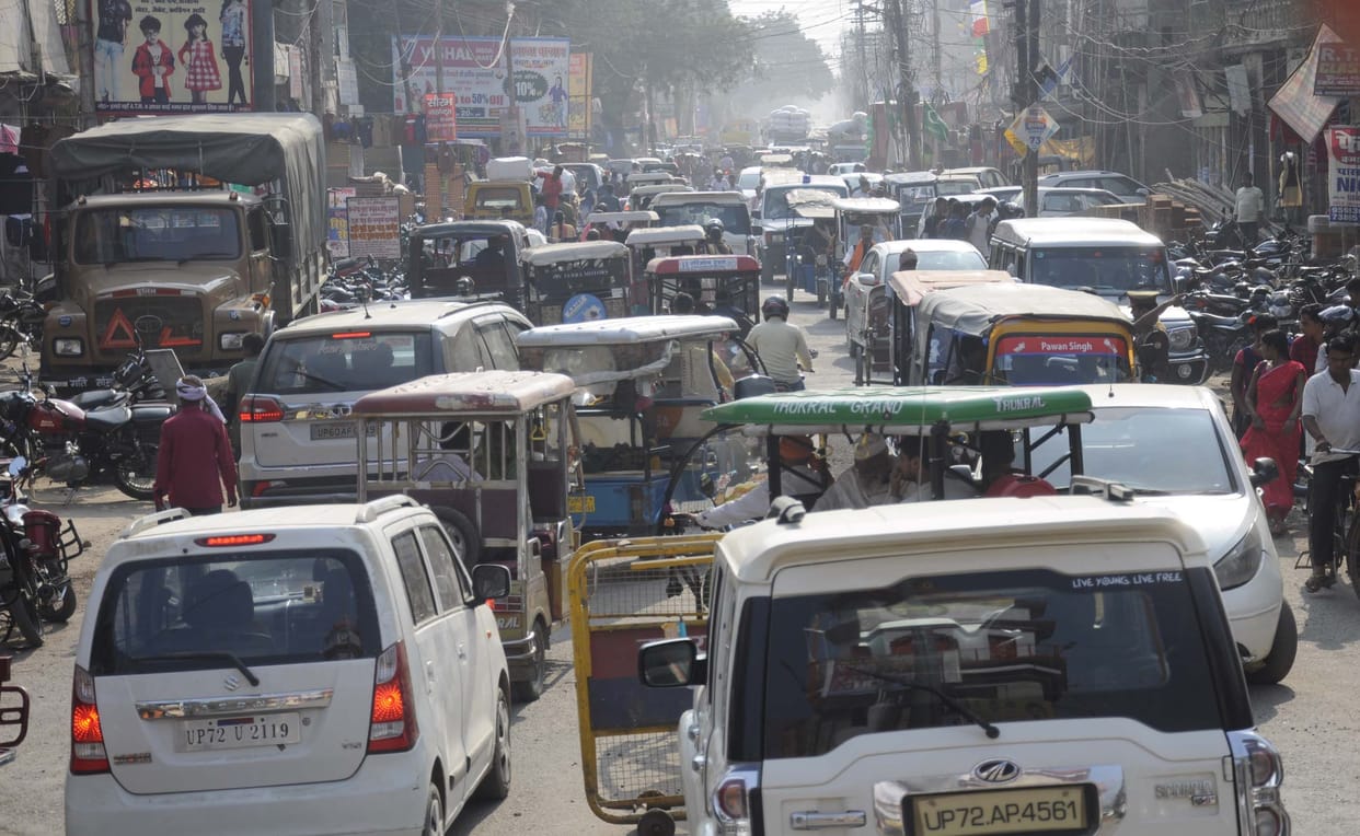 Police was alert for the Ayodhya verdict on the second day as well