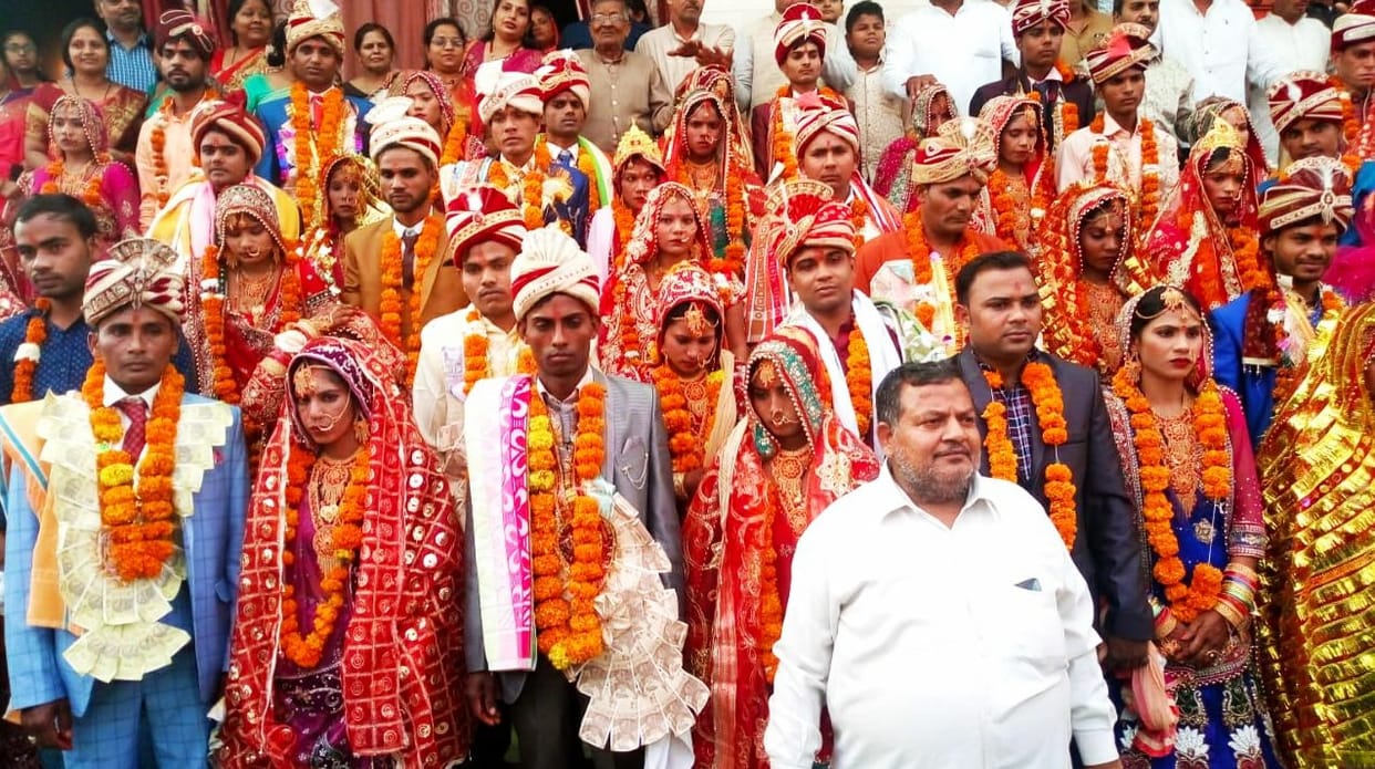 64 girls get married in village Chirauli Atali