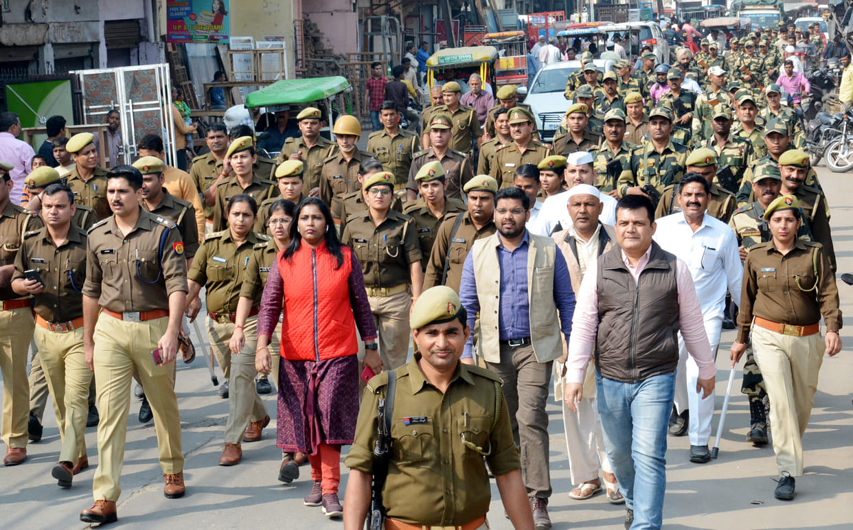 Muzaffarnagar News: DM, SSP flag march