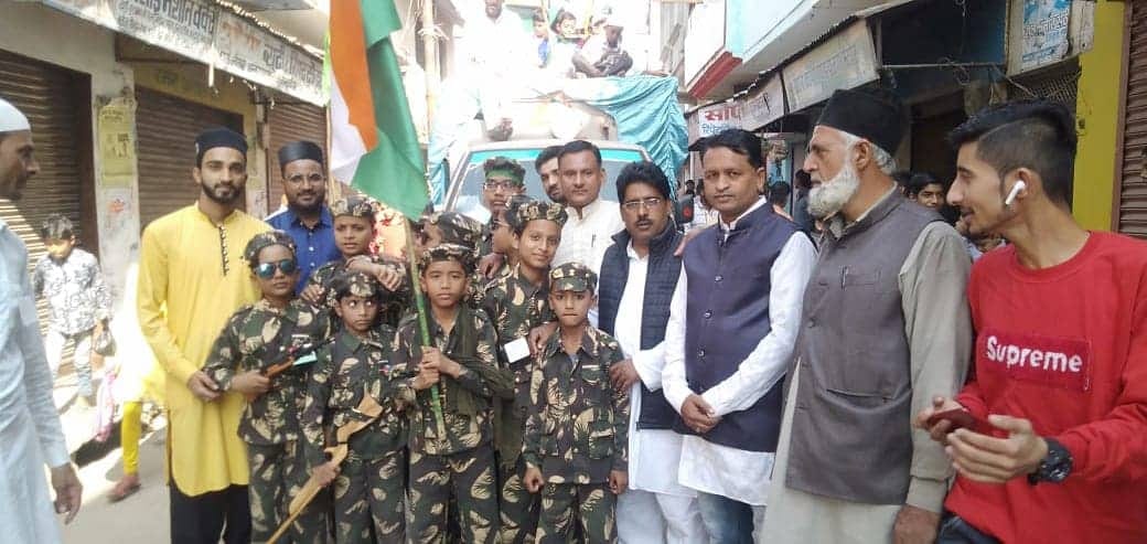 Milad un nabi procession with tricolor in uttarakhand photos