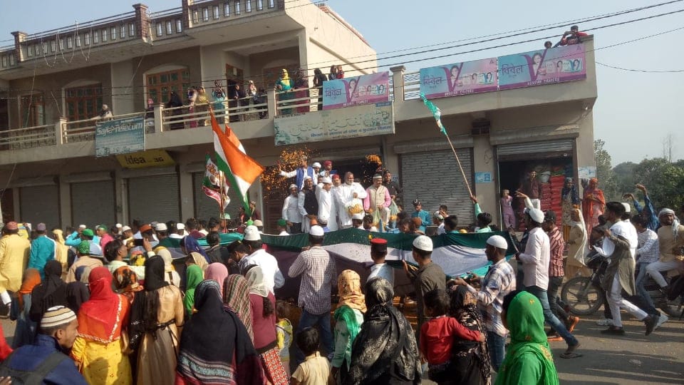 Milad un nabi procession with tricolor in uttarakhand photos