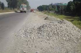 50 thousand fine if road construction construction material was poured