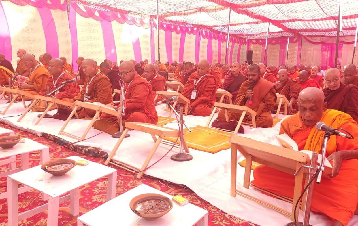 Message of Buddha echoed in International Chanting ceremony