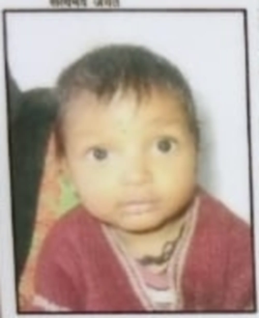 school bus crushed two year old kid in ramnagar, died
