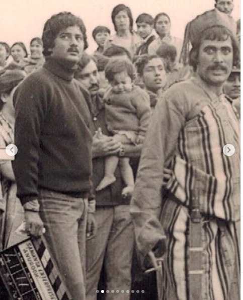sridevi daughter jhanvi kapoor share his father boney kapoor unseen photos