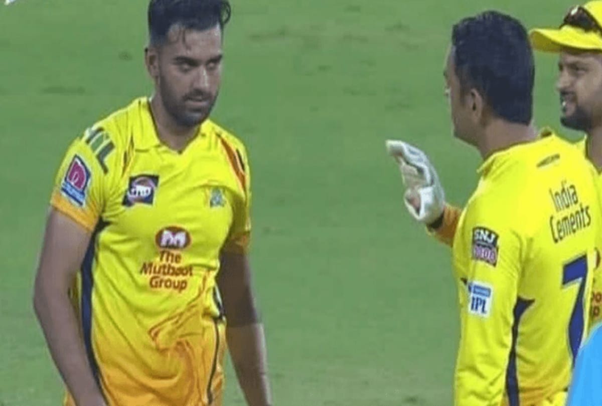 When MS Dhoni scolded Deepak Chahar in IPL 20219, turning point of Deepak Chahar career