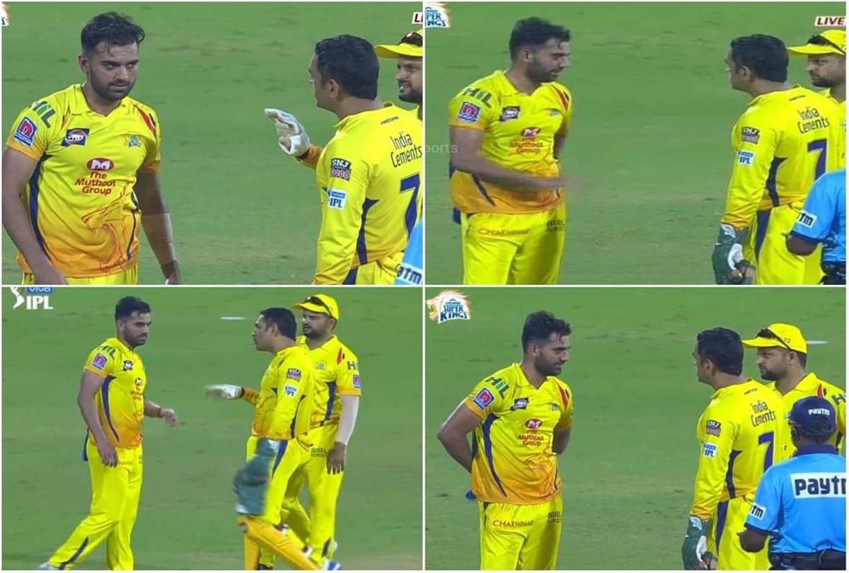 When MS Dhoni scolded Deepak Chahar in IPL 20219, turning point of Deepak Chahar career