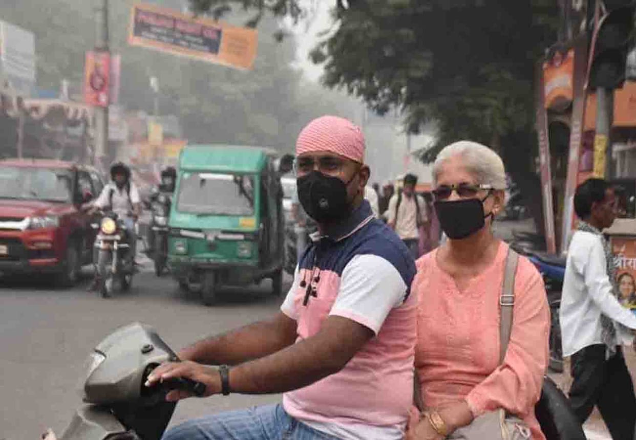 Pollution reduced due to strong sunlight during the day in kanpur