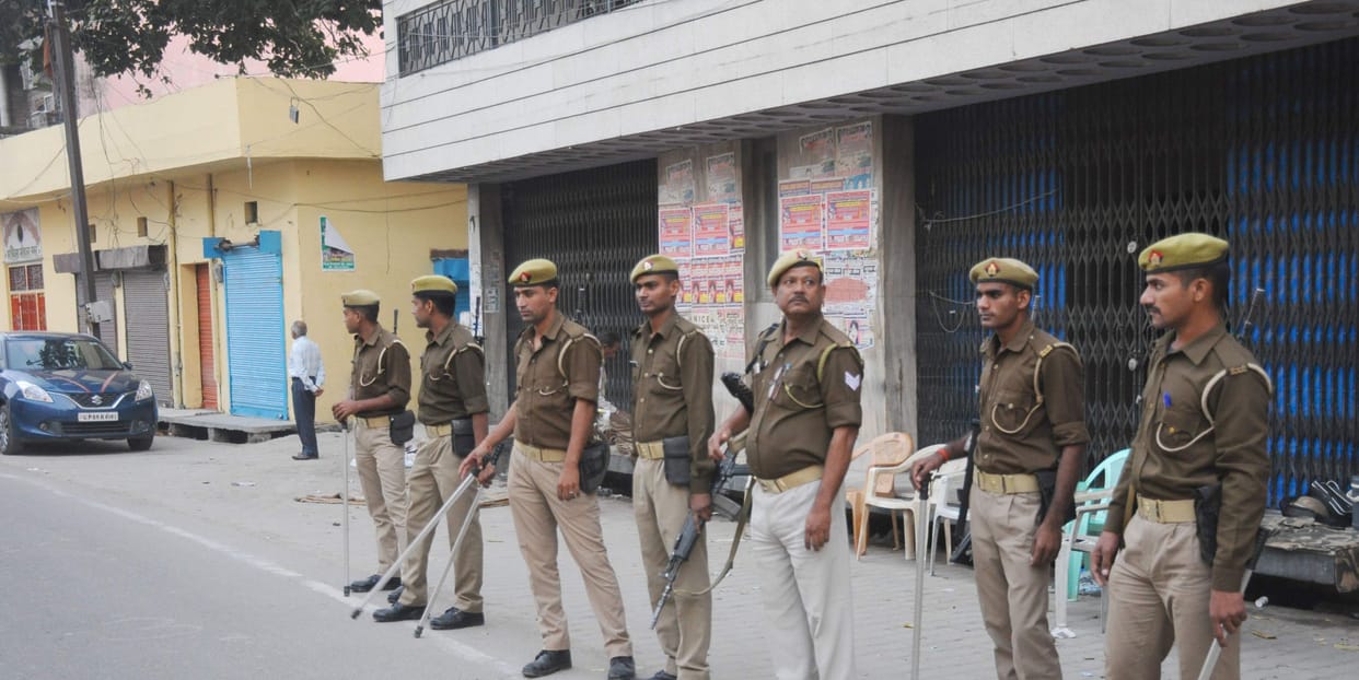 alert in sambhal on ayodhya matter