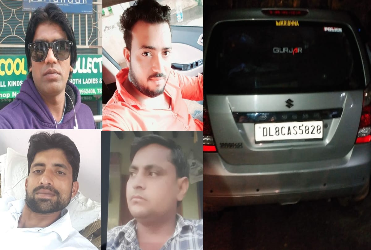Big road accident in Bulandshahr high speed car crashed into truck