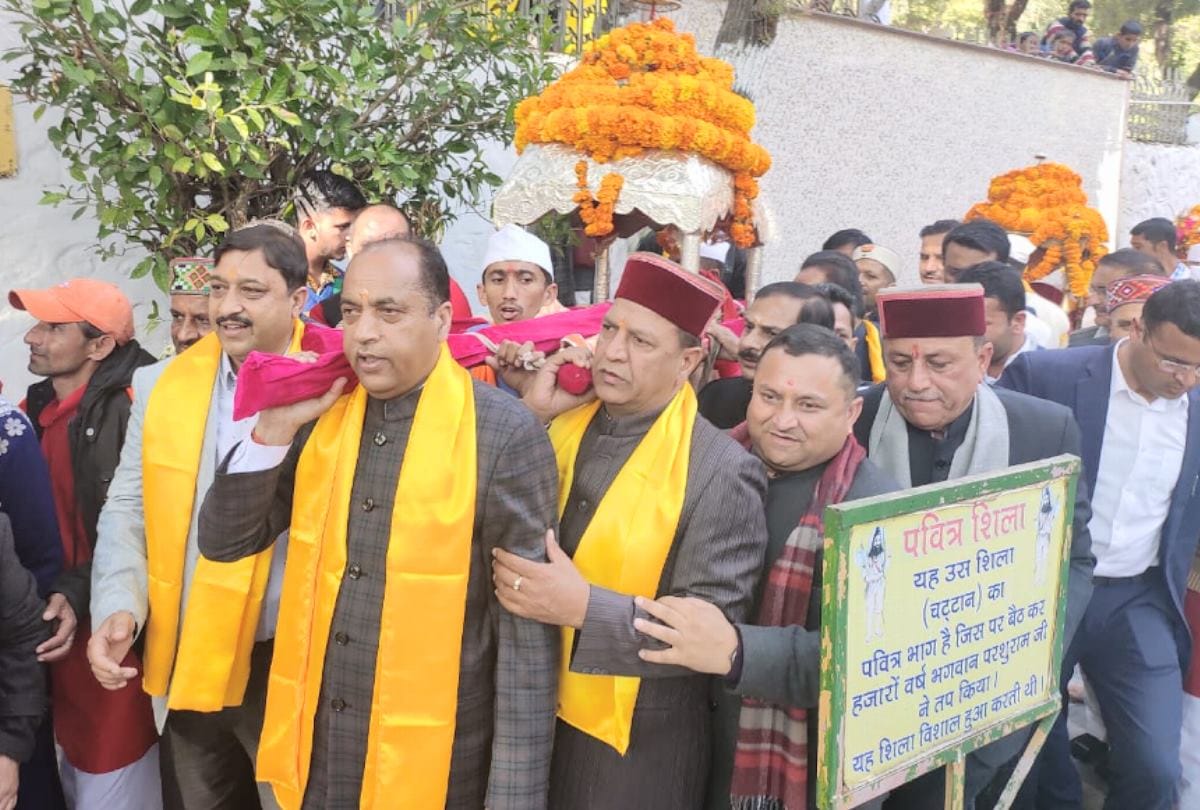 cm jairam thakur announcement for deity in the international Renuka fair