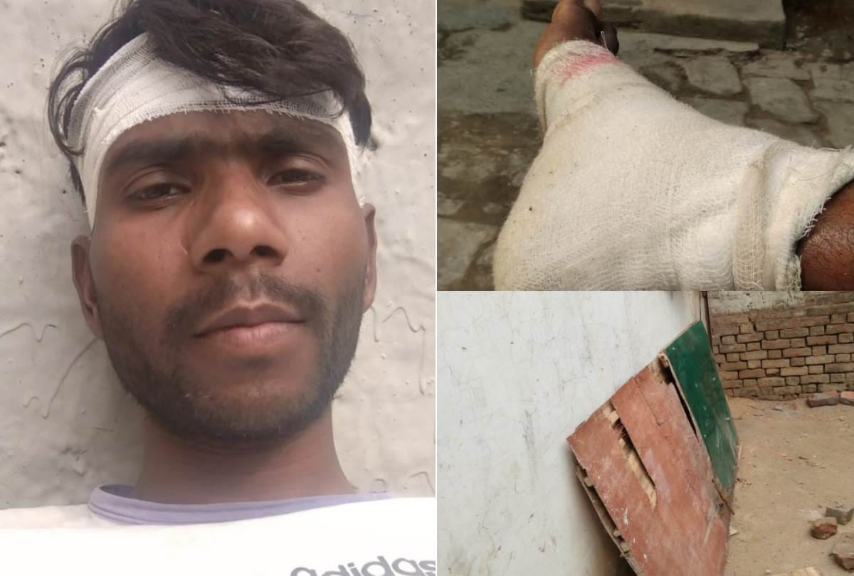 men attacked on a newspaper distributor, injured in lucknow