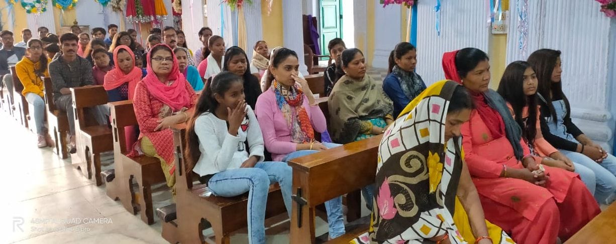 the special prayer were held in church