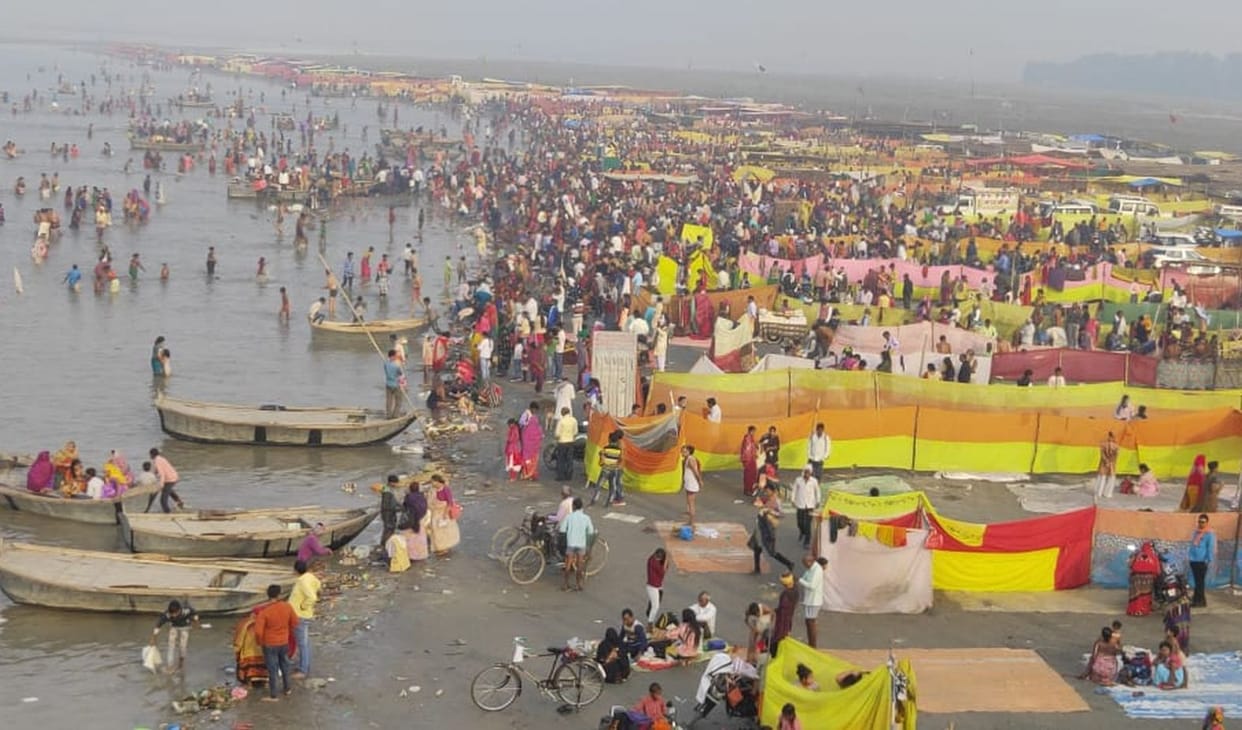 Faith rose, Ganga cheers with a dip of virtue