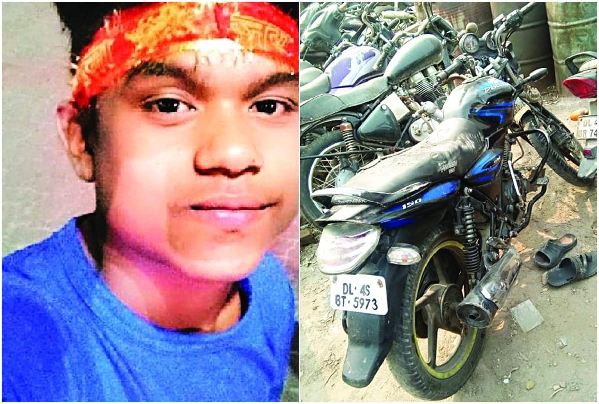 high-speed bike collide with wall Three killed in nihal vihar