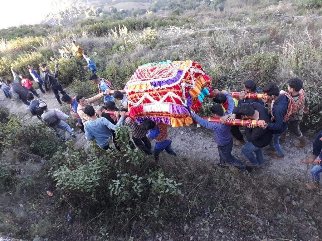 Cultural programme in Cailpal Temple