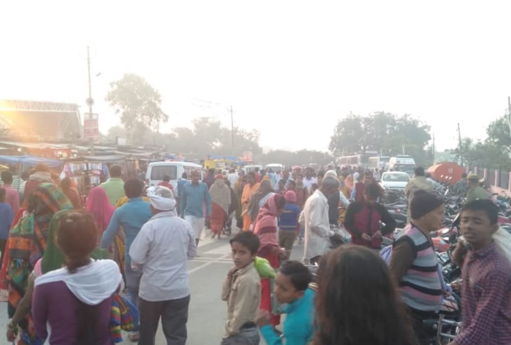 Sarayu snan on Kartik Purnima in Ayodhya.