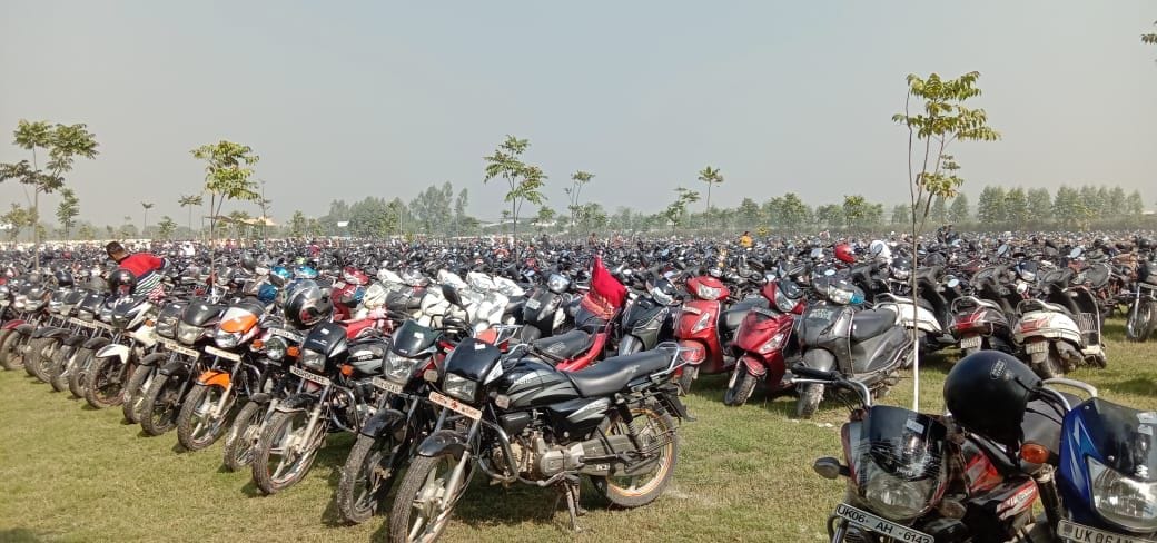 More than one lakh sangat reached Radha Swami Satsang