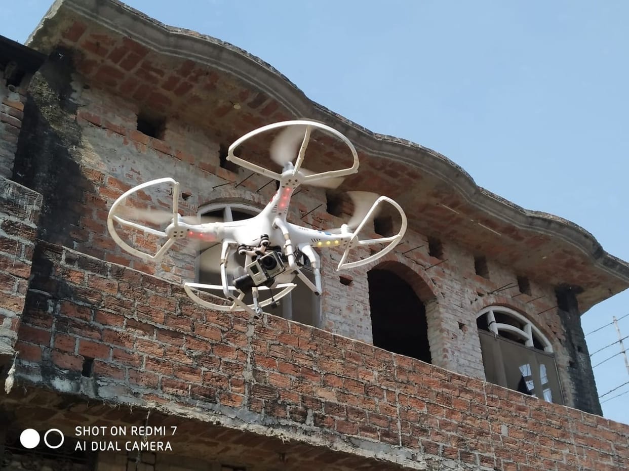 Dron Camera Flying