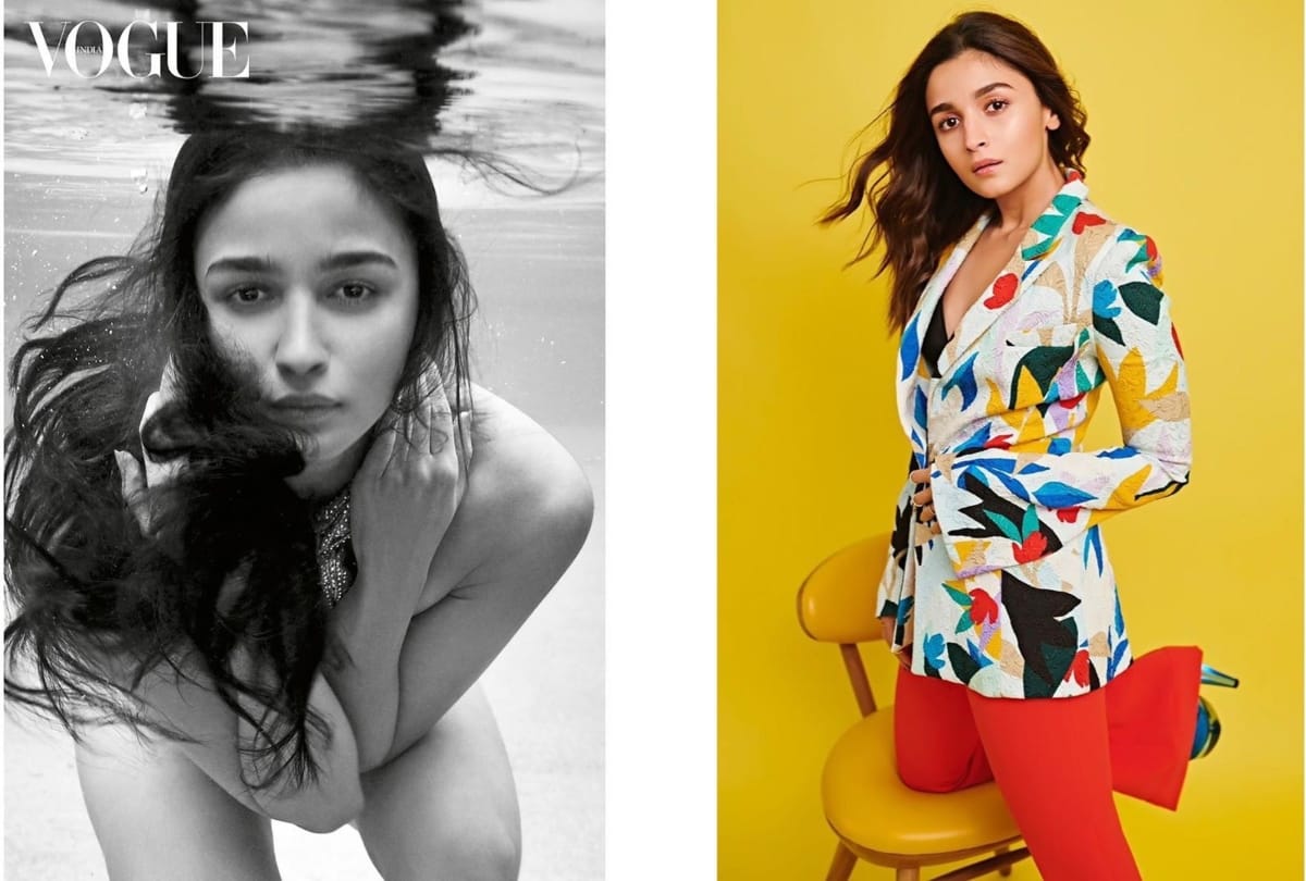 alia bhatt looks stunning in latest red pant and white blazer