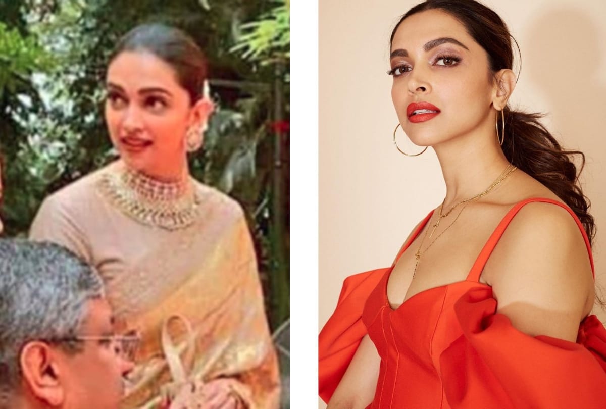 deepika padukone post photos in red hot middy dress