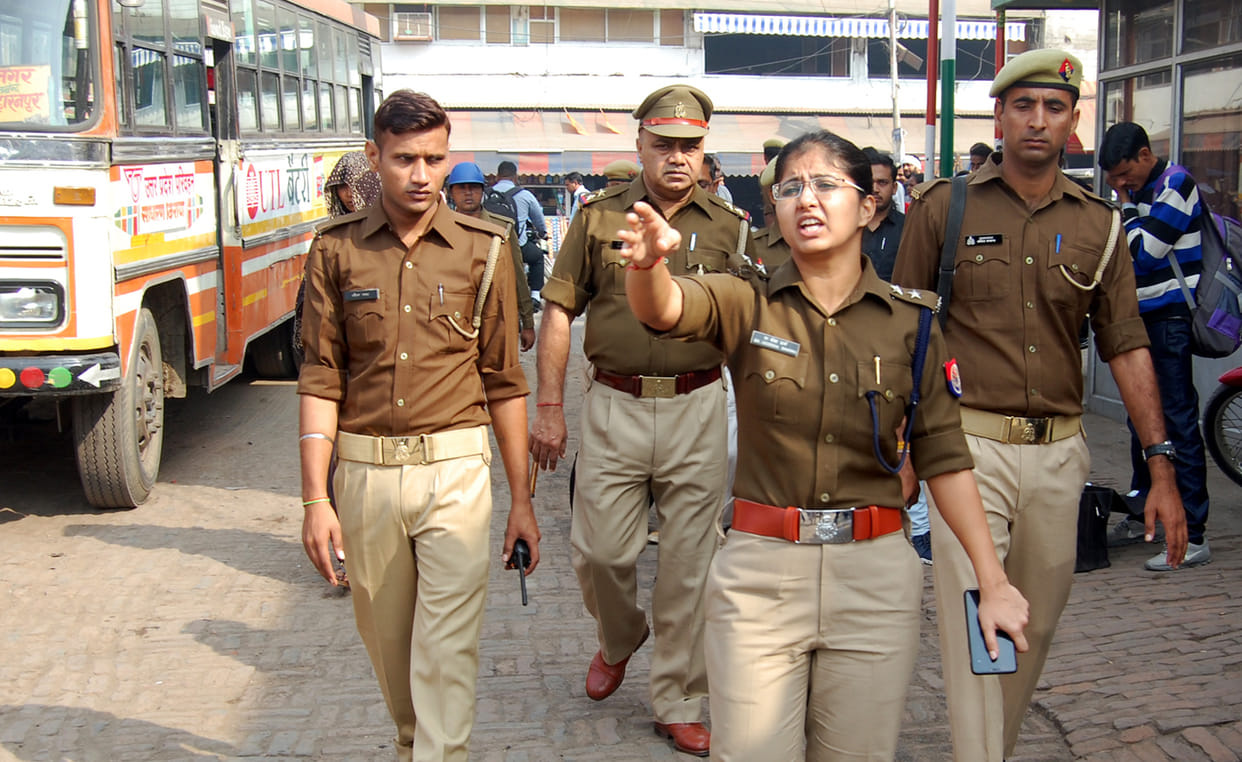Carried out checking campaign at railway station and bus stand