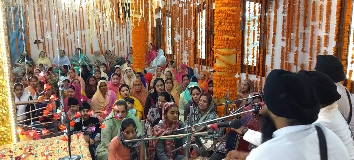 prakashotsaw of guru nanak dev in sambhal chandausi