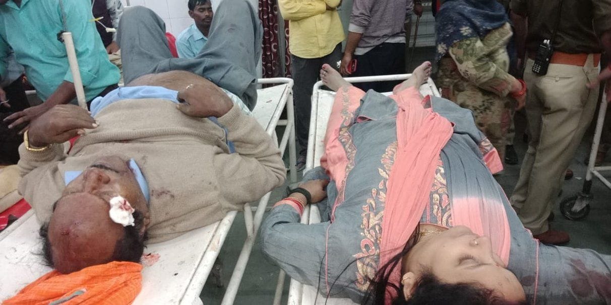 12 passengers injured in road accident