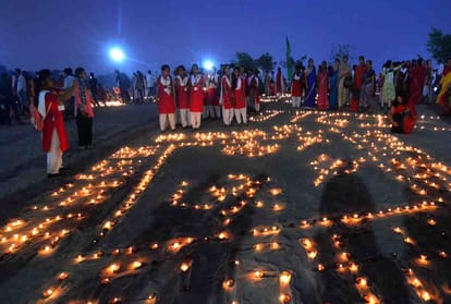 dev deepawali 2021 varanasi supernatural scenes will seen ganga ghats kashi with light of 15 lakh deepak
