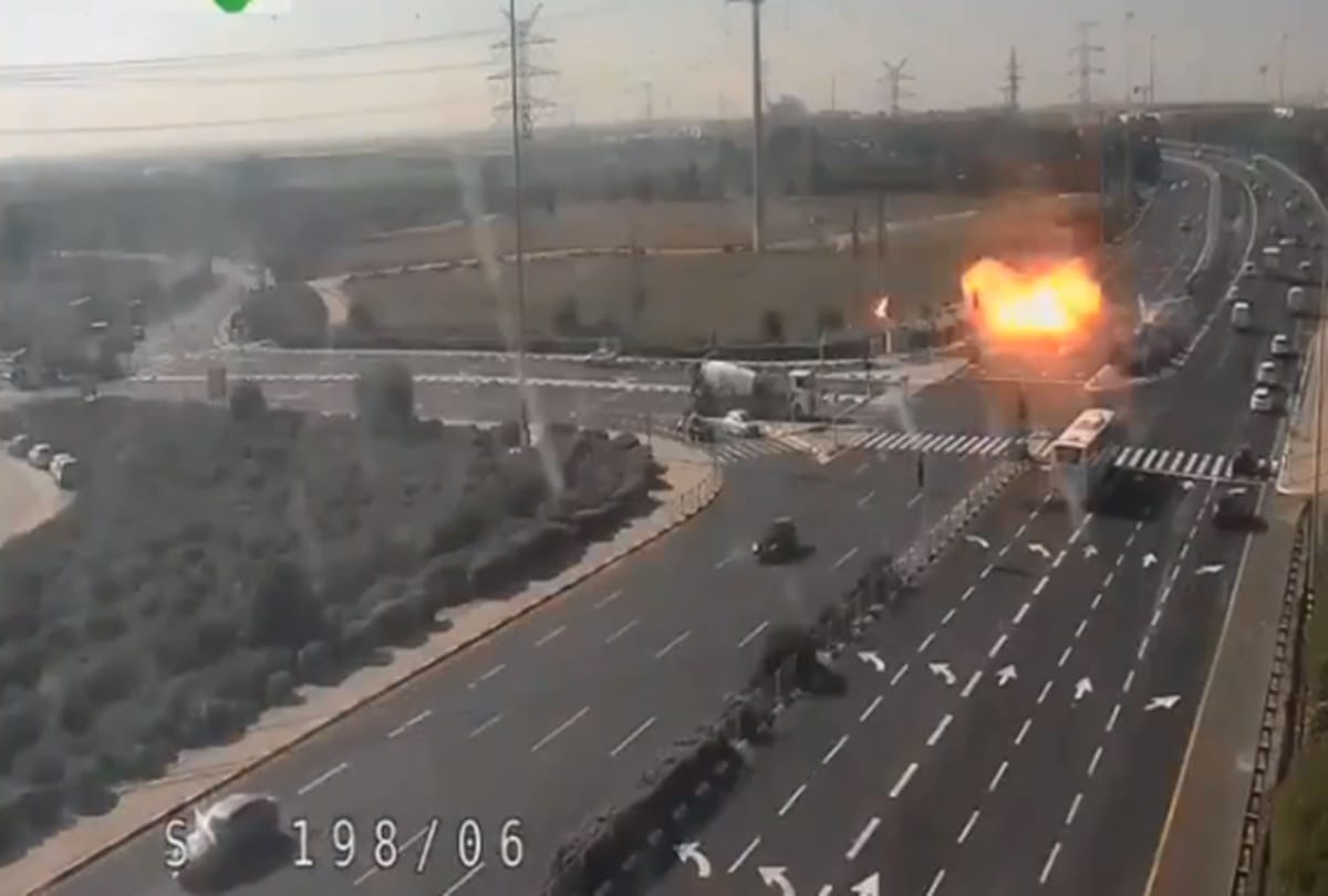 Israel Under Attack Palestinian terrorists fired missile in Israel video viral