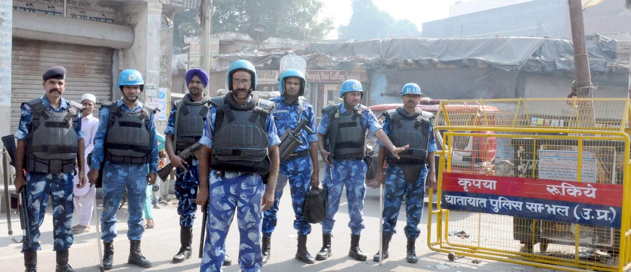 alert in sambhal on ayodhya matter