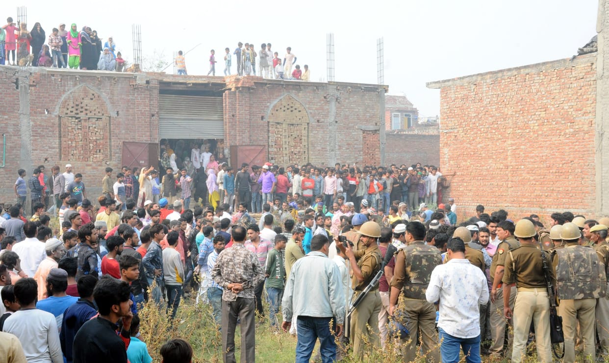 controversy on religious site in sambhal