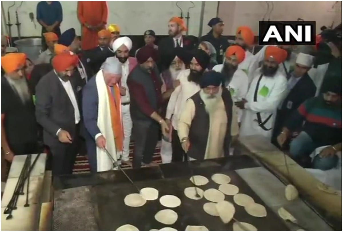 prince Charles visit bangla sahib gurudwara delhi india on 550 prakash parv
