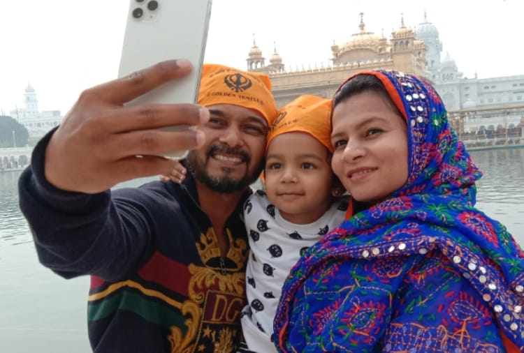 Indian cricketer Kedar Jadhav arrives in Amritsar