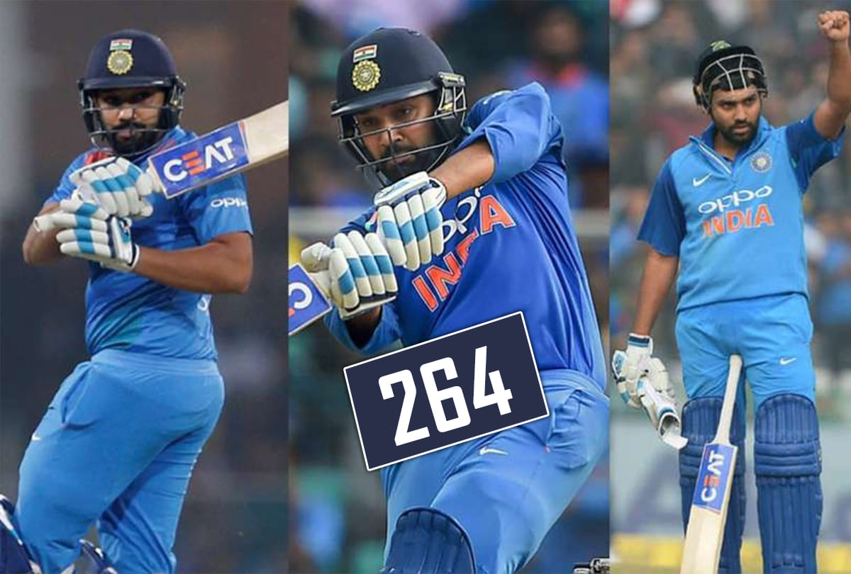 13 November 2014: Rohit Sharma scores a record breaking 264 run against Sri Lanka at Kolkata