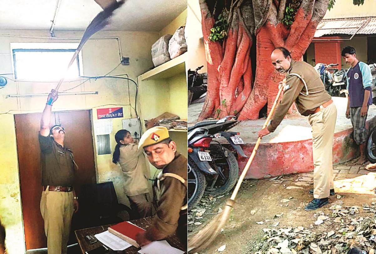 special cleaning campaign started in police stations in lucknow