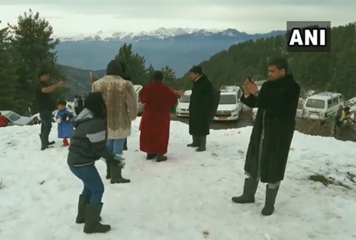 Nathatop In Jammu-Kashmir, Number Of Tourists Increased After Snowfall, Snowfall Nathatop photos