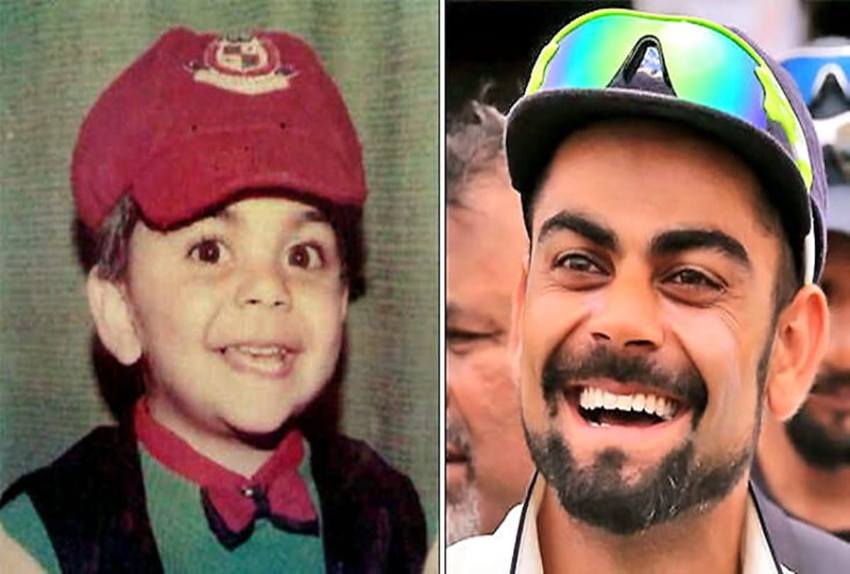 Cricketers and Children's day: How Cricketers looks in there childhood