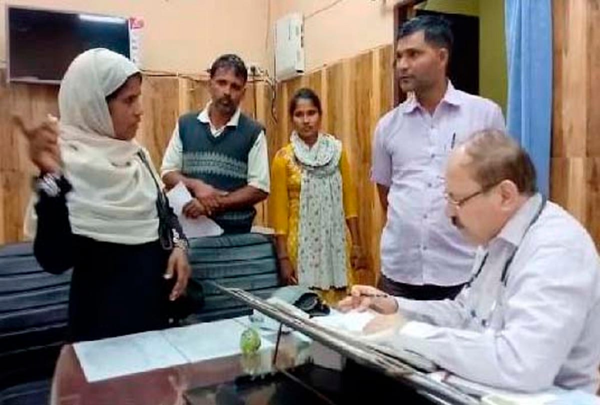 Do not take blood sample and gave report of malaria negative in prayagraj