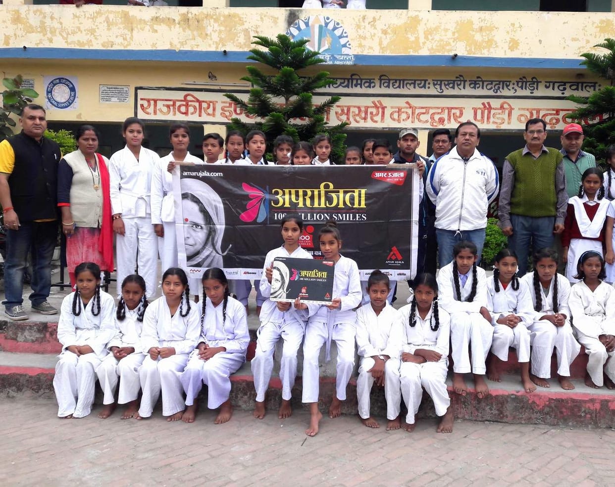 Students learned martial arts tricks