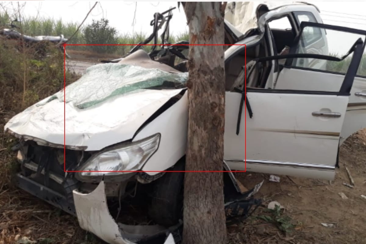 one died and several injured in a car accident on Meerut-karnal highway