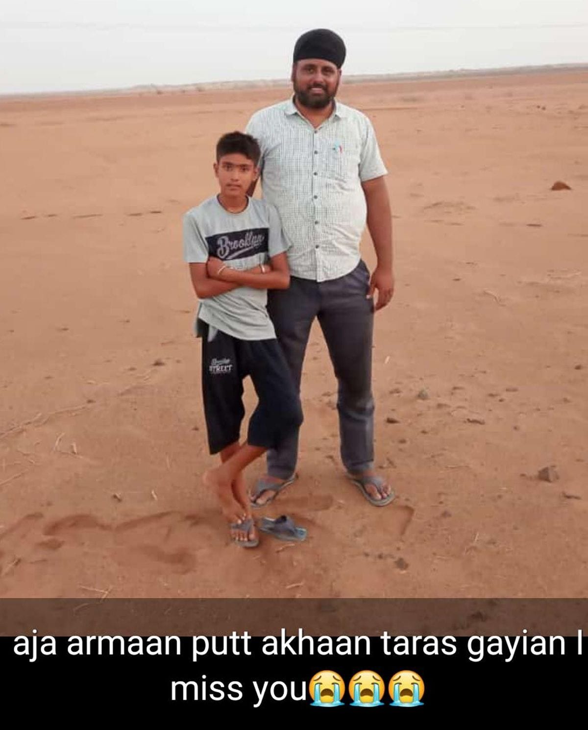 Parents searching for Armaan with the help of social media