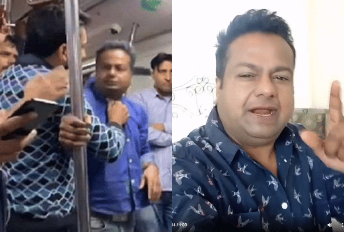 Deepak Kalal beaten by delhi metro Girl brother in Connaught Place Who Slapped Him