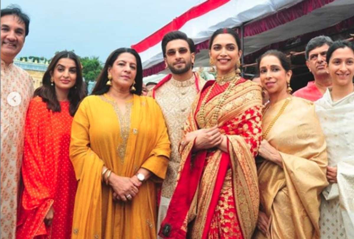 deepika padukone ranveer singh look one year wedding anniversary