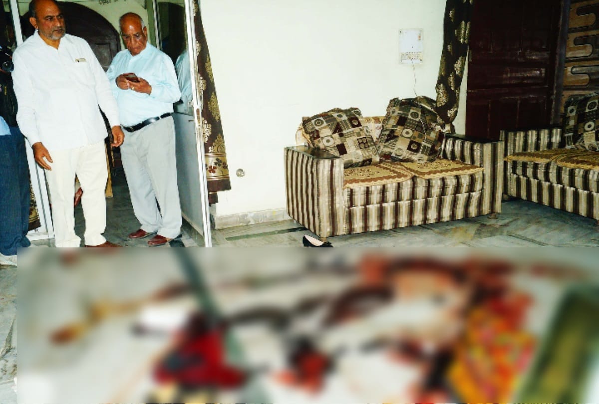 family murder case faridabad Police re-created the scene of the incident